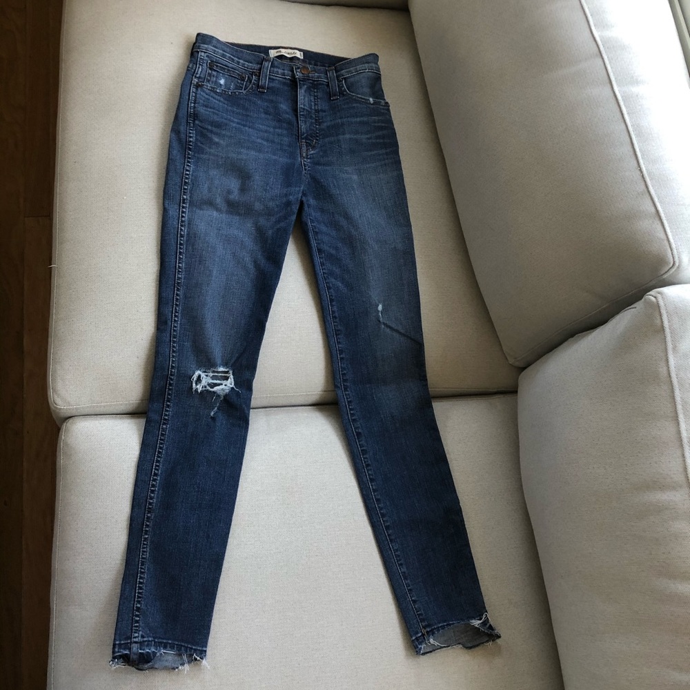 Madewell 10” high rise skinny